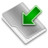 Grey Downloads Icon